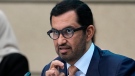 Designated UN conference president Sultan al-Jaber attends the United Nations Climate Change Conference in Bonn, Germany, Thursday, June 8, 2023. (AP Photo/Martin Meissner)