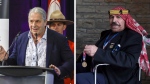 Bret 'The Hitman' Hart (left) is seen in this combination photo with the Iron Sheik (right). THE CANADIAN PRESS
